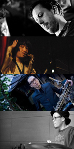BULLS: Kevin McHugh (piano) + Akihiko Ando (alto sax and effects) + Ryuichi Yoshida (baritone sax) + Daigo Wakasugi (drums)